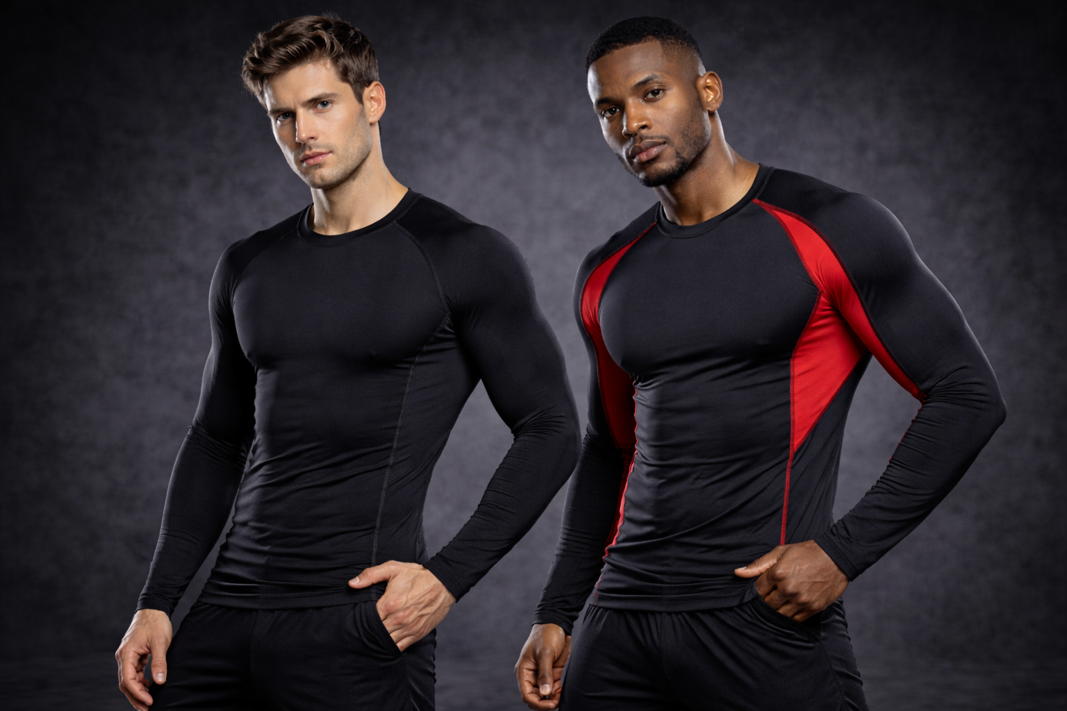 Compression long sleeves men