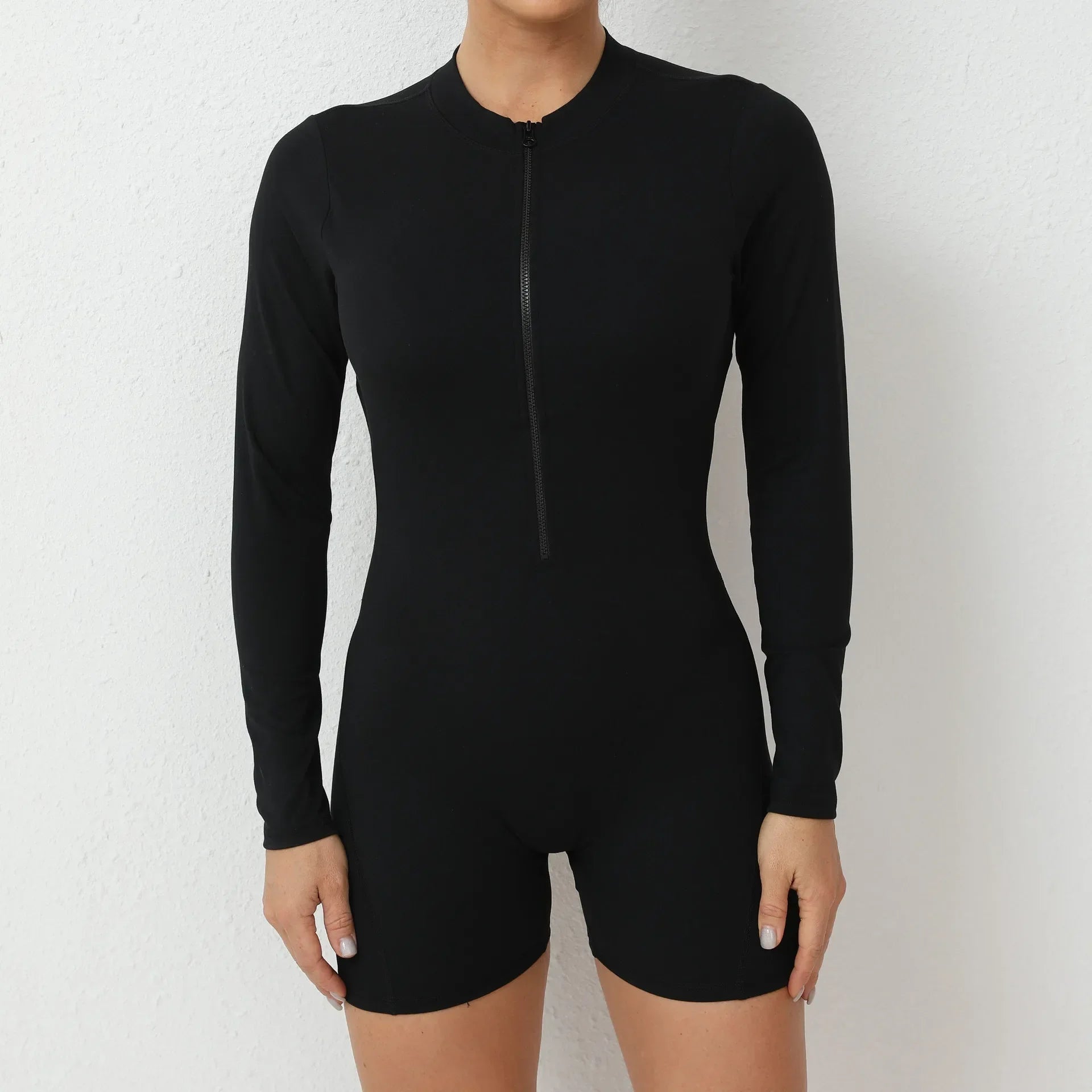 Seamless Zip Jumpsuit-13