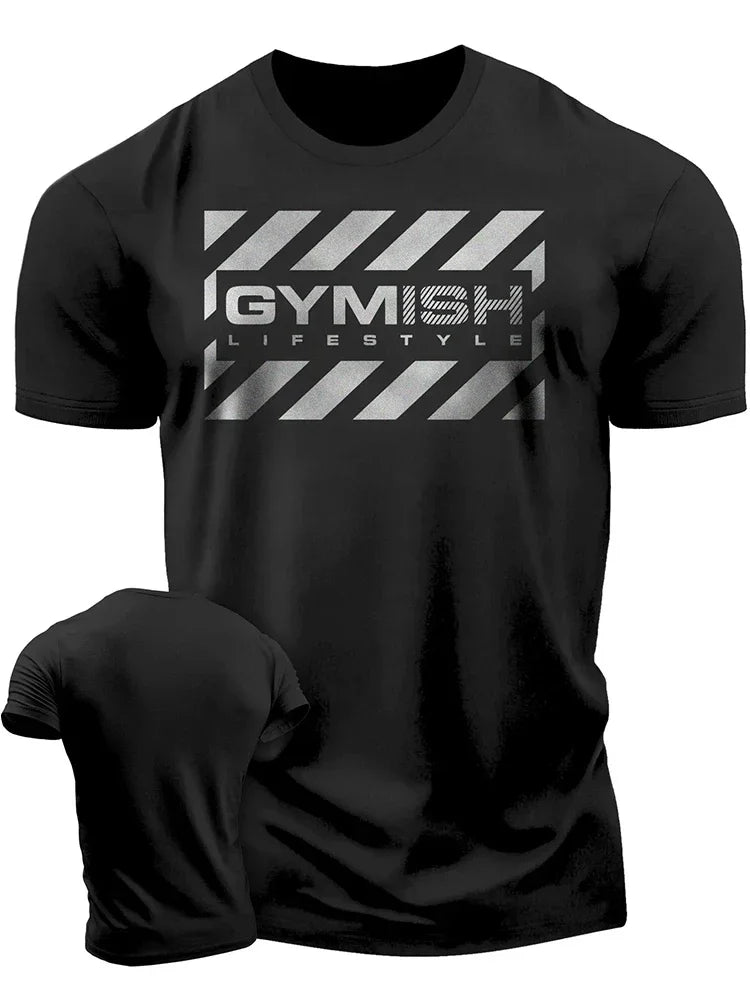 2025 Summer New Hardcore 3D Print Short Sleeve Daily Outdoor Sports Fitness Cycling Fast Dry Breathable Trend Street Men T-shirt-4