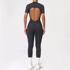 Backless Zip Jumpsuit-1