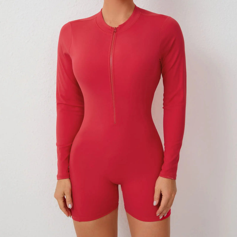 Open Back Sculpt Suit-19