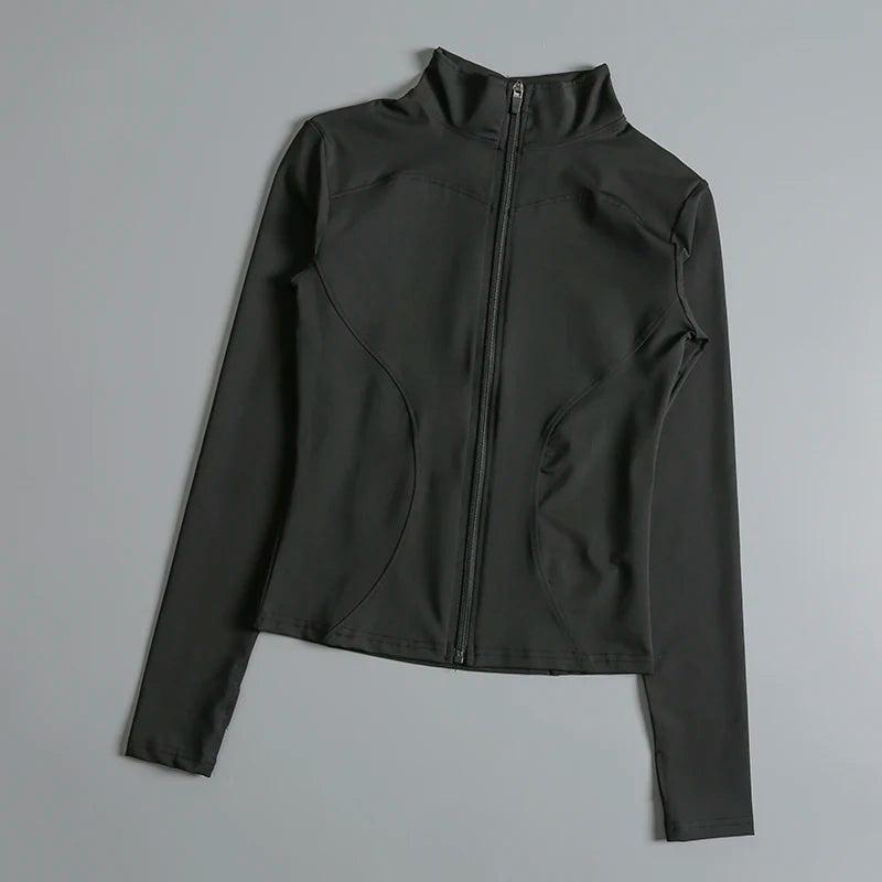Cropped Zip Jacket-2