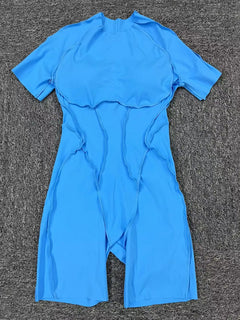 Backless Sculpt Romper-45