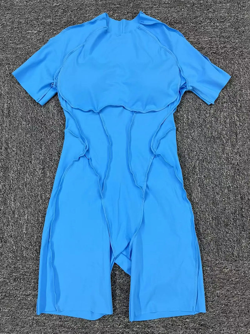 Backless Sculpt Romper-45