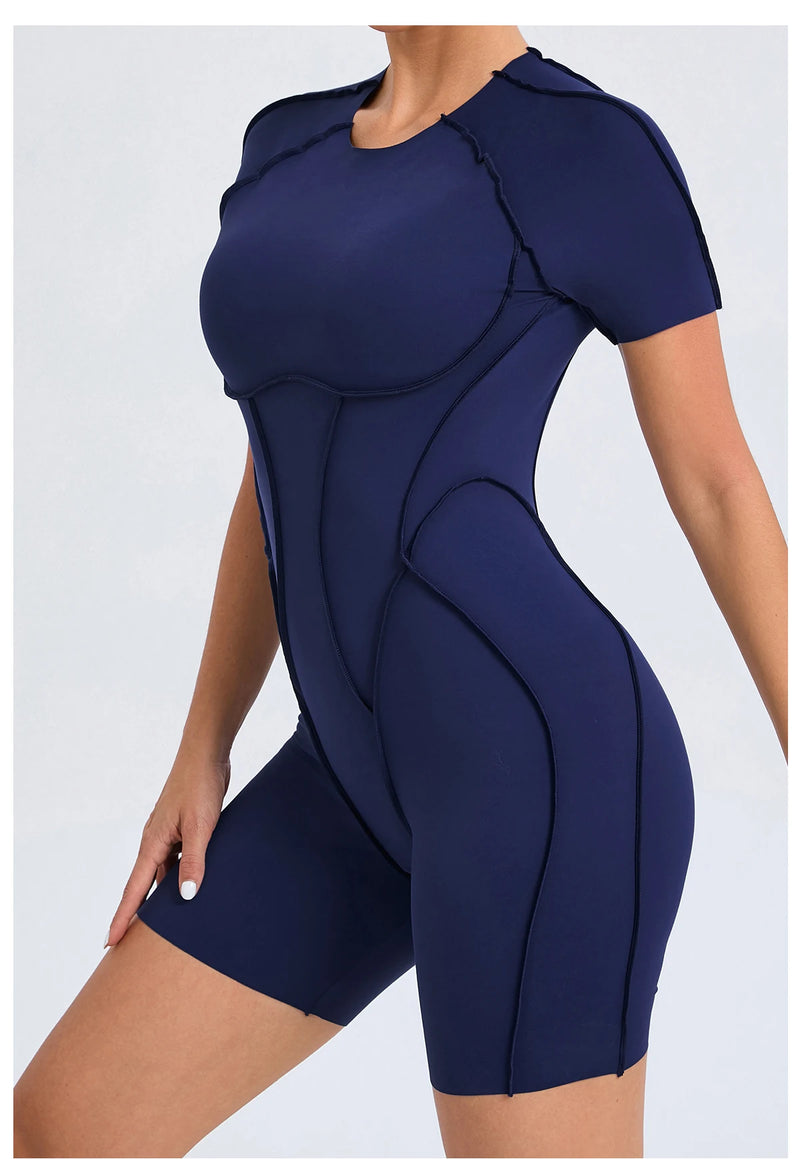 Backless Sculpt Romper-33