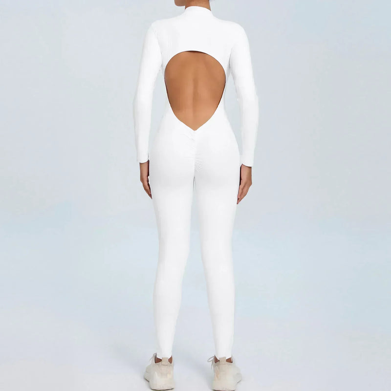 Seamless Zip Jumpsuit-57