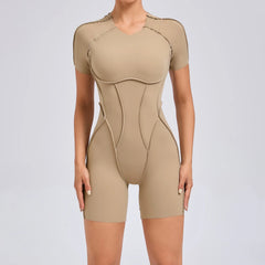 Backless Sculpt Romper-47
