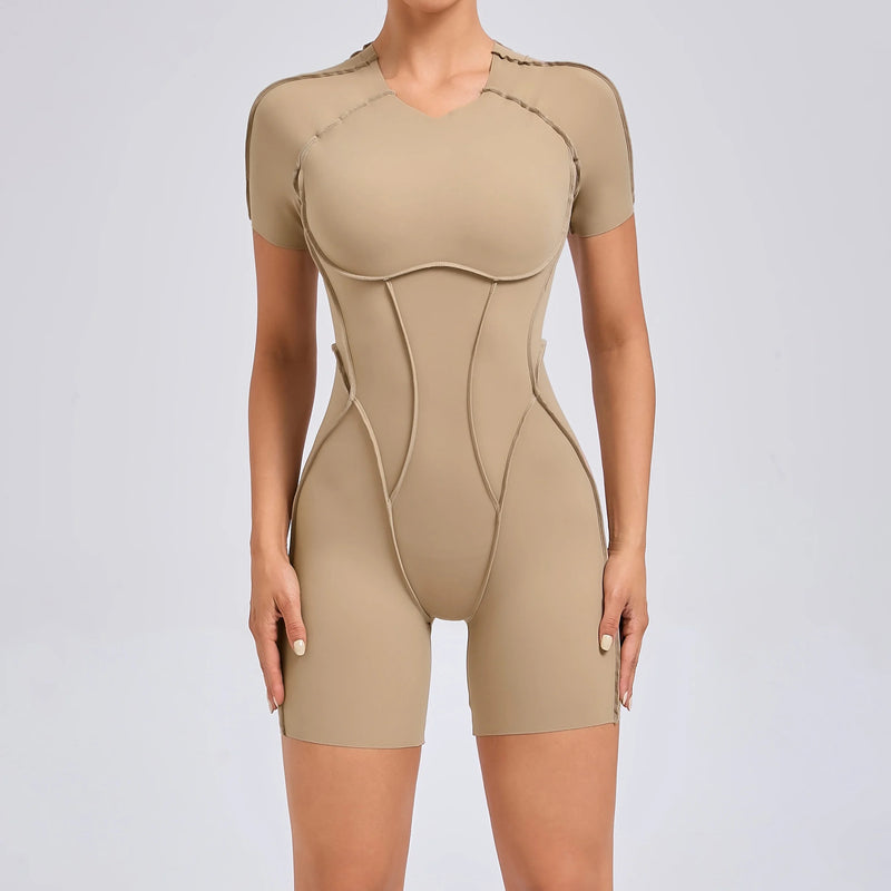 Backless Sculpt Romper-47