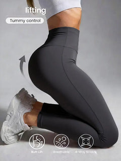 High-Waist Sculpting Leggings-14