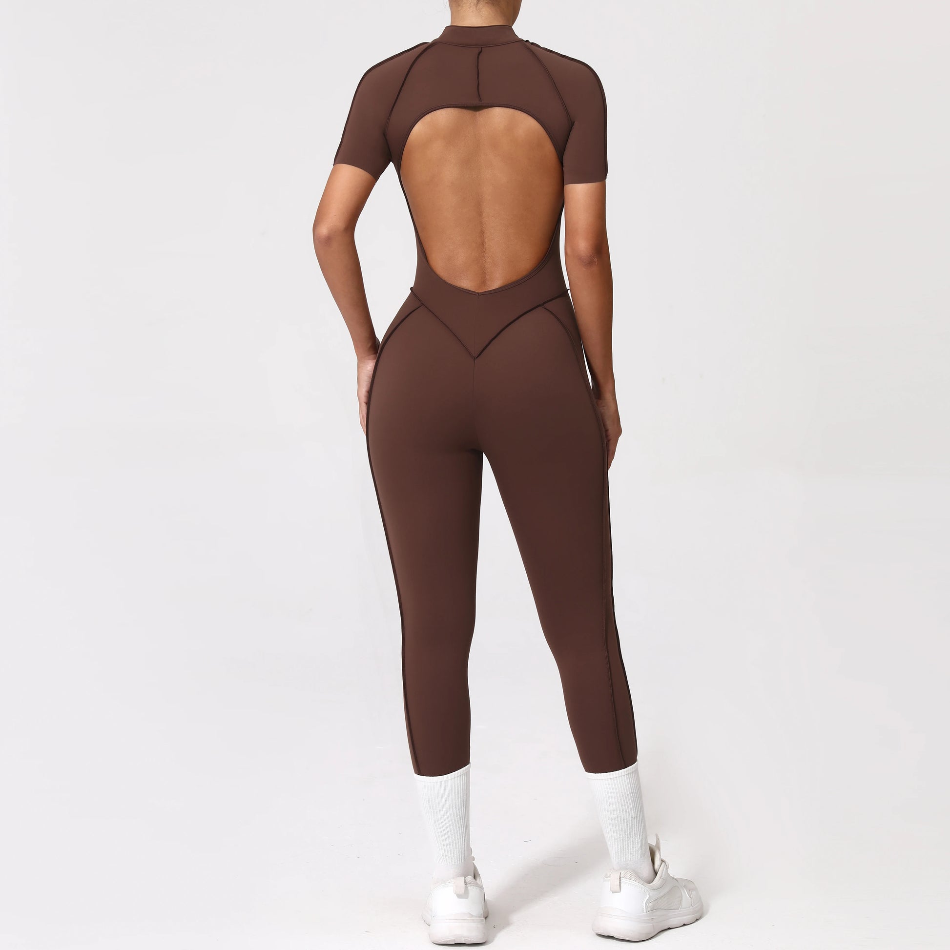Backless Zip Jumpsuit-28