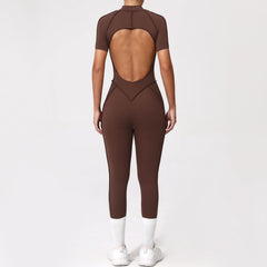 Backless Zip Jumpsuit-29