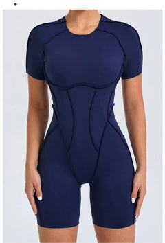 Backless Sculpt Romper-32