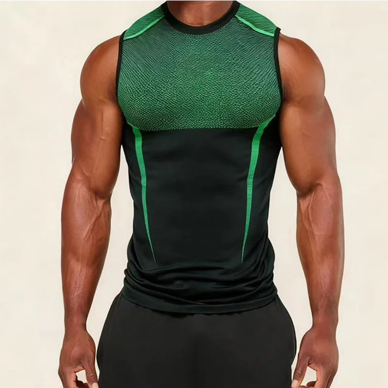Fitness Training Sleeveless tops-7