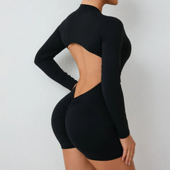 Open Back Sculpt Suit-4
