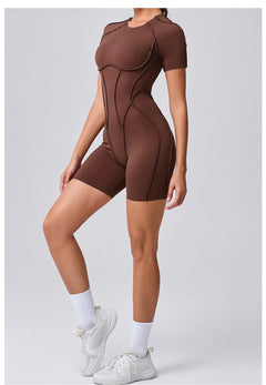 Backless Sculpt Romper-41
