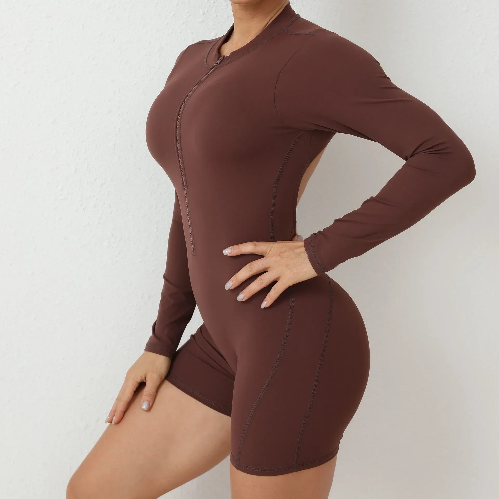 Seamless Zip Jumpsuit-23