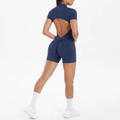 Backless Zip Jumpsuit-36