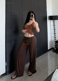 Waist Wide-Leg pants-4
