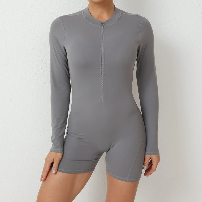 Seamless Zip Jumpsuit-38