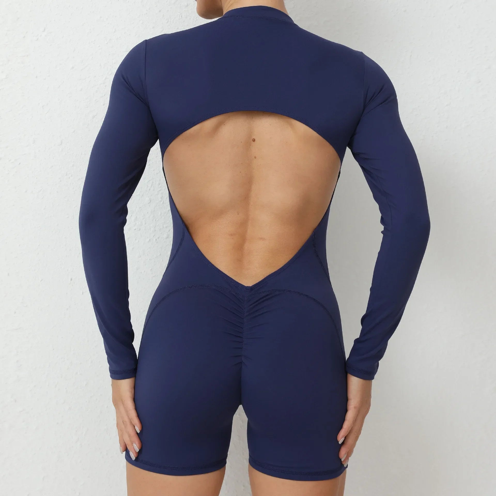 Seamless Zip Jumpsuit-12