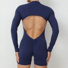 Seamless Zip Jumpsuit-12