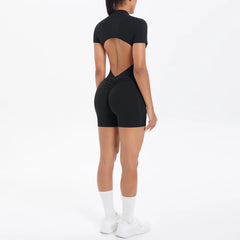 Backless Zip Jumpsuit-41