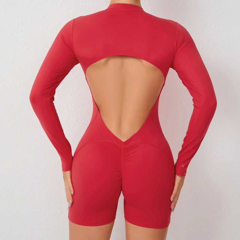 Open Back Sculpt Suit-20