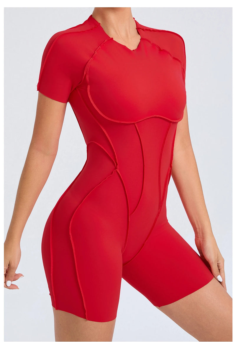 Backless Sculpt Romper-25