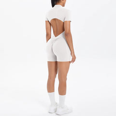 Backless Zip Jumpsuit-11