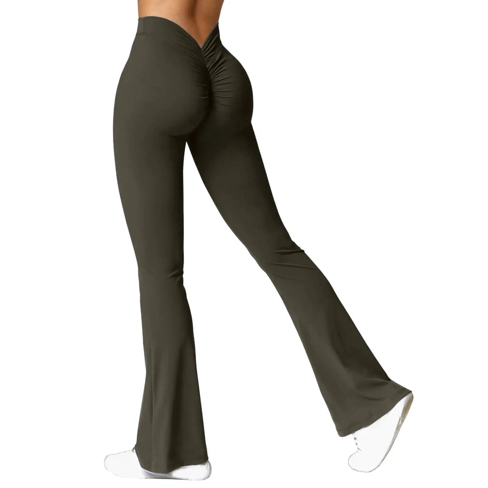 V-Back Flared Legging-2