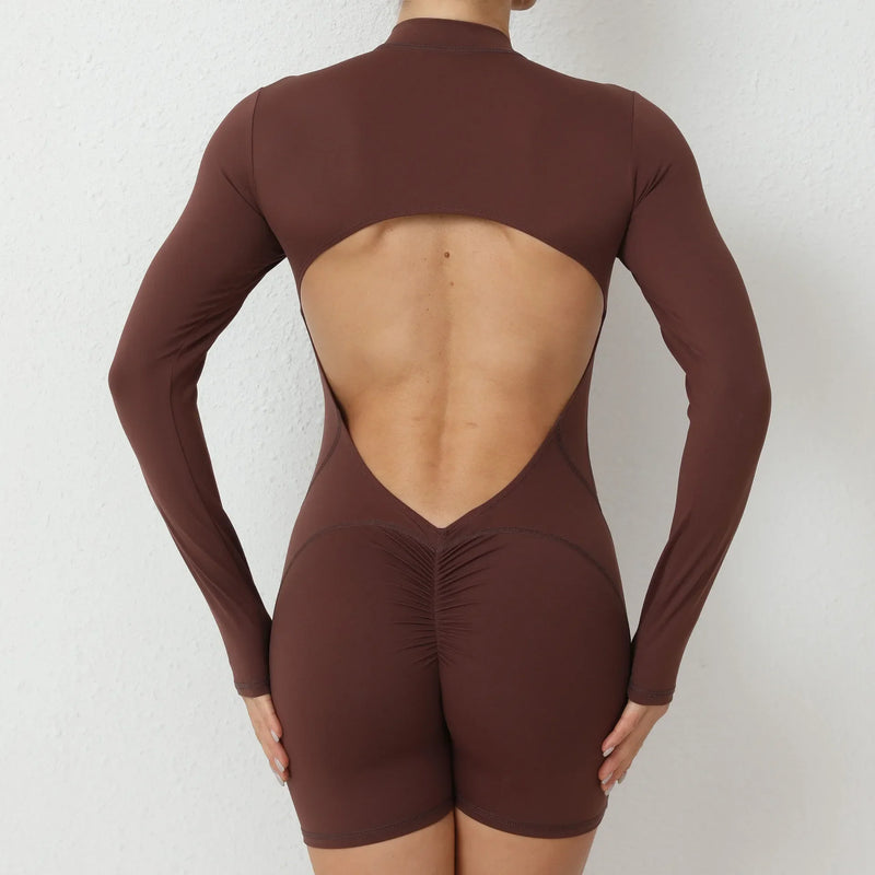 Seamless Zip Jumpsuit-26