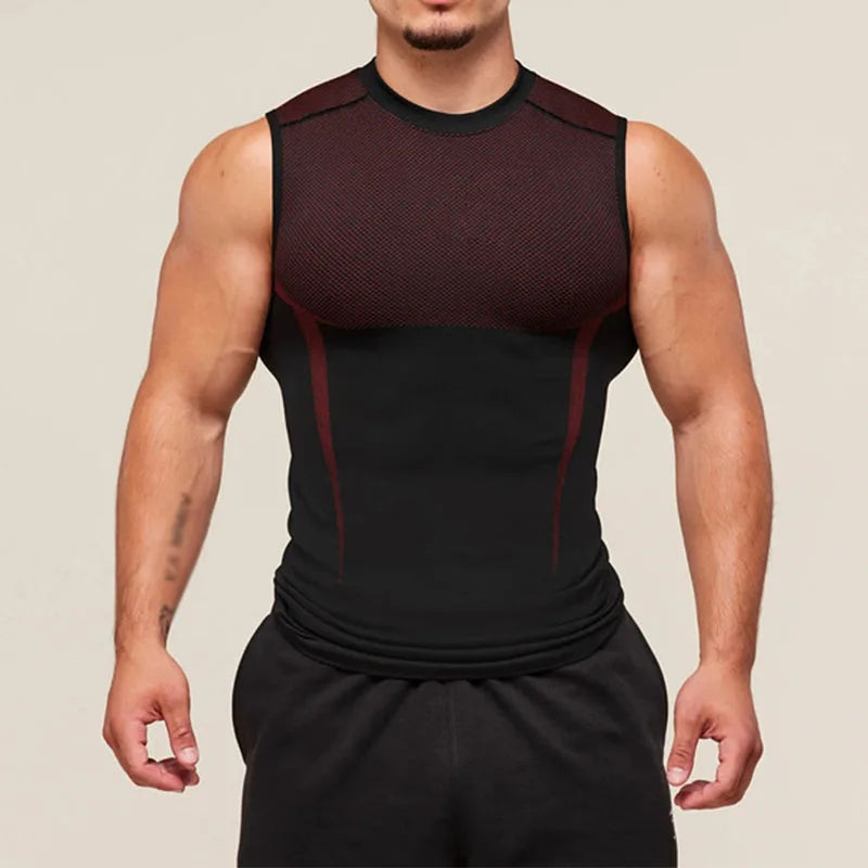 Fitness training sleeveless tops-4