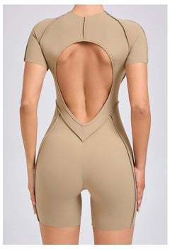 Backless Sculpt Romper-39