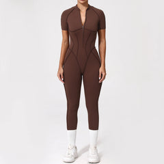 Backless Zip Jumpsuit-24