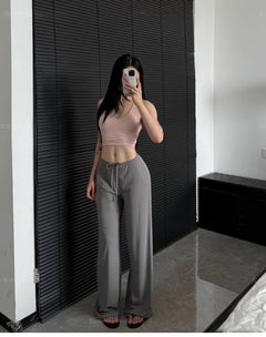 Waist Wide-Leg pants-9