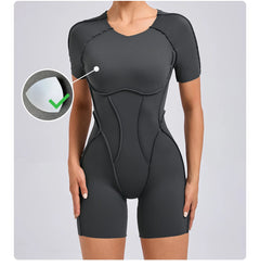 Backless Sculpt Romper-8