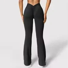 V-Back Flared Legging-3