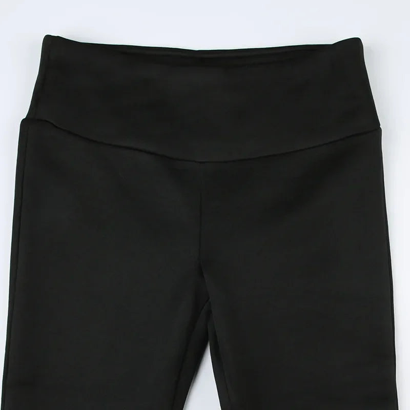 Flare Pants Y2K Slim-11