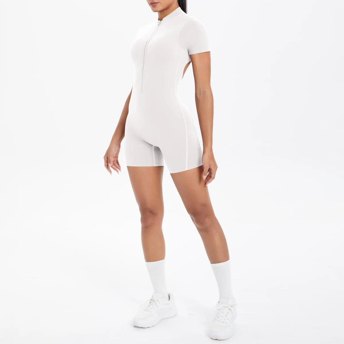 Backless Zip Jumpsuit-19