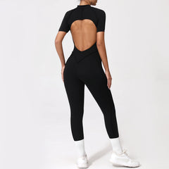 Backless Zip Jumpsuit-33