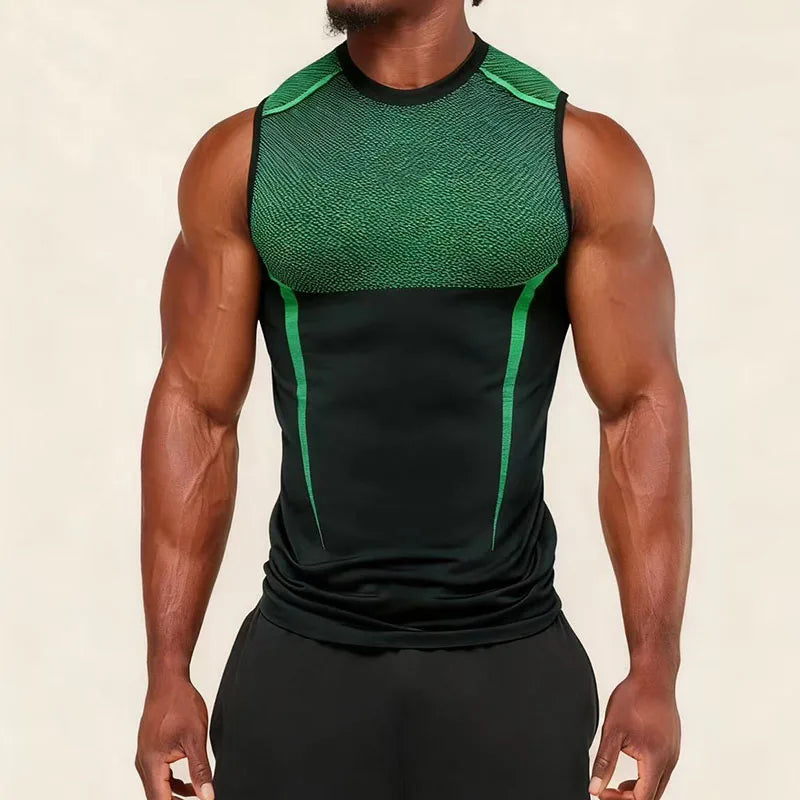 Fitness training sleeveless tops-11