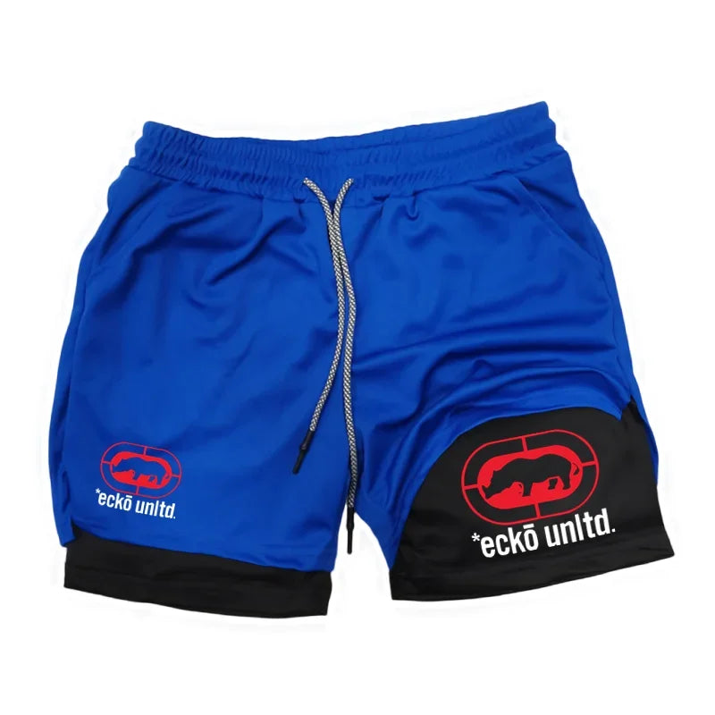 Running Shorts 2 in 1 Double-deck-5