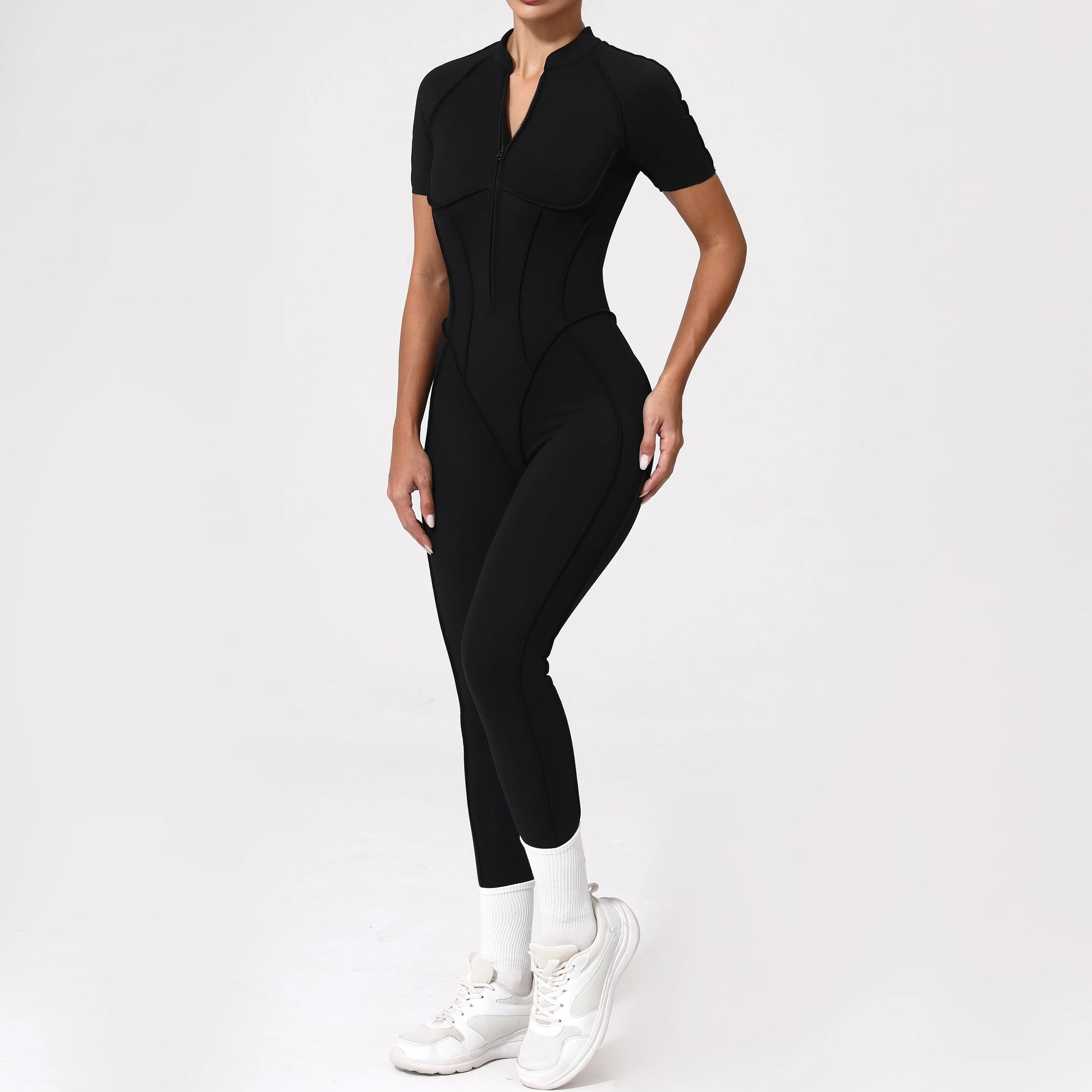 Backless Zip Jumpsuit-32