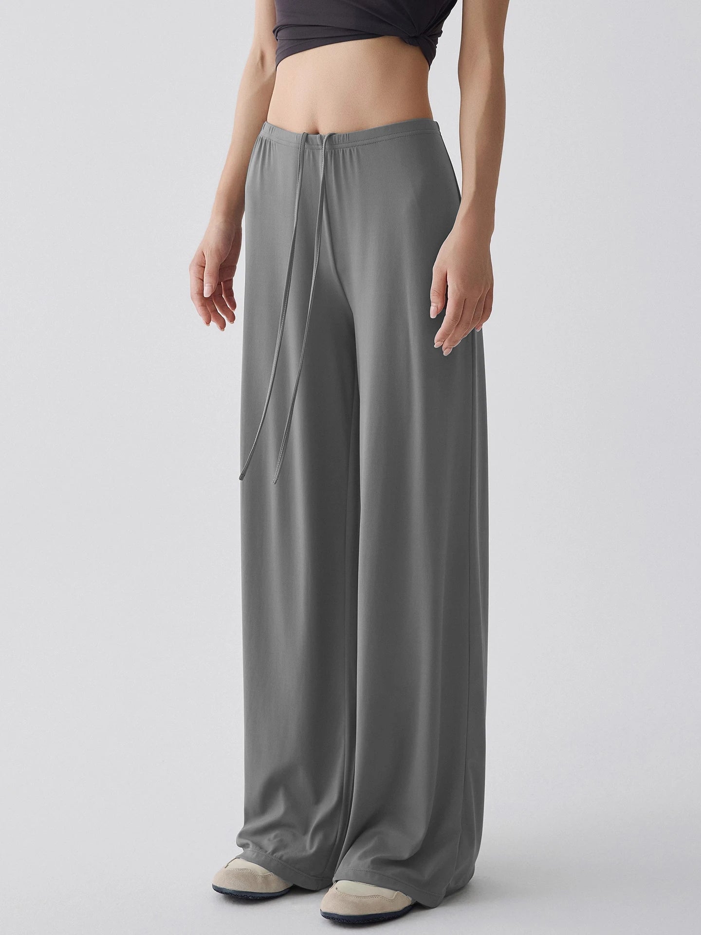 Waist Wide-Leg pants-19