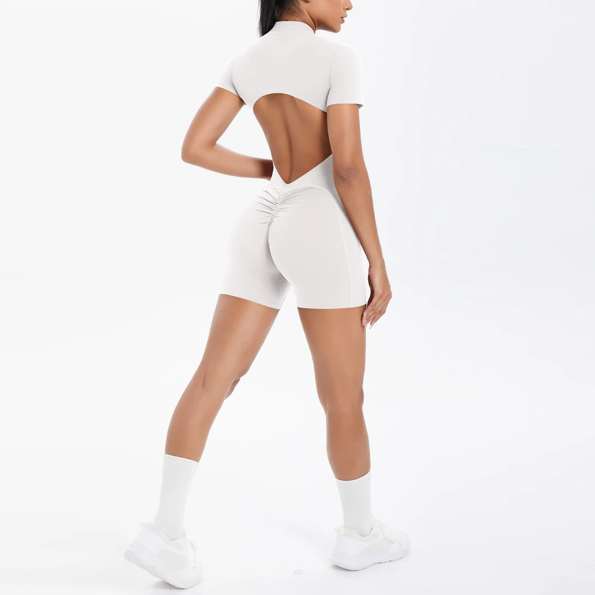 Backless Zip Jumpsuit-13