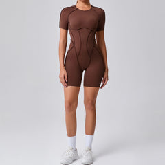 Backless Sculpt Romper-1