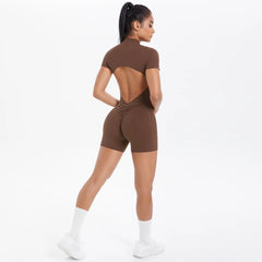 Backless Zip Jumpsuit-3
