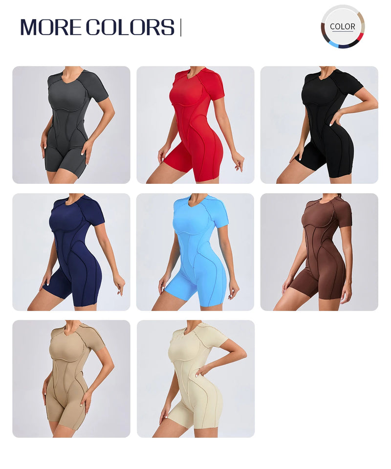 Backless Sculpt Romper-9