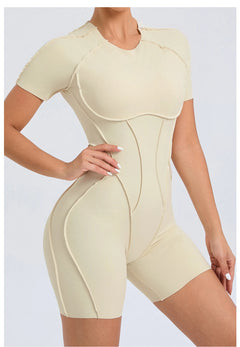 Backless Sculpt Romper-17