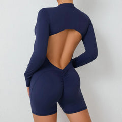 Open Back Sculpt Suit-33